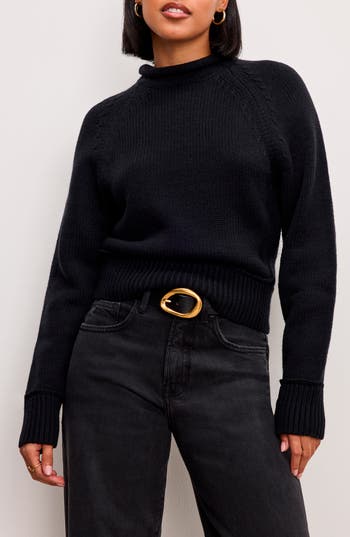 Shop Good American Mock Neck Sweater