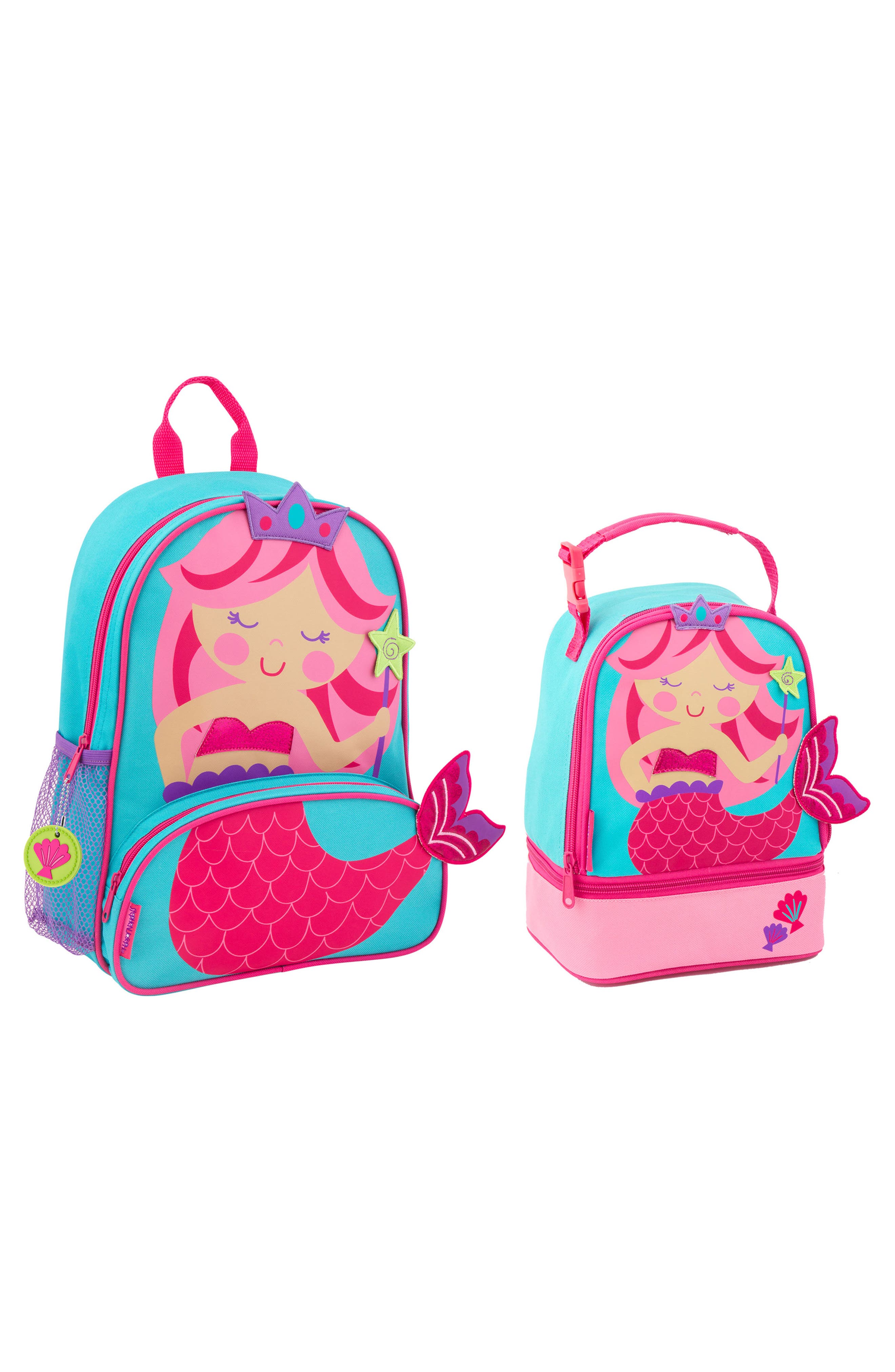 Mermaid Sidekick Backpack & Lunch Pal, Main, color, MERMAID