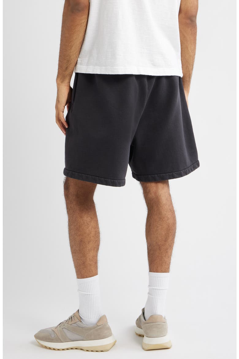 Classic Fit Signature Logo Sweat Shorts, Alternate, color, CONCRETE/DARK CONCRETE HEATHER