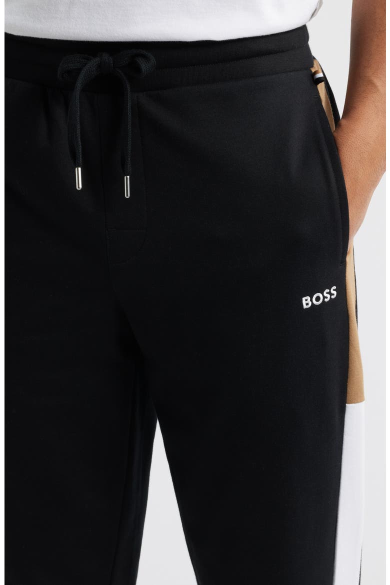 Iconic Cotton Joggers, Alternate, color, BLACK