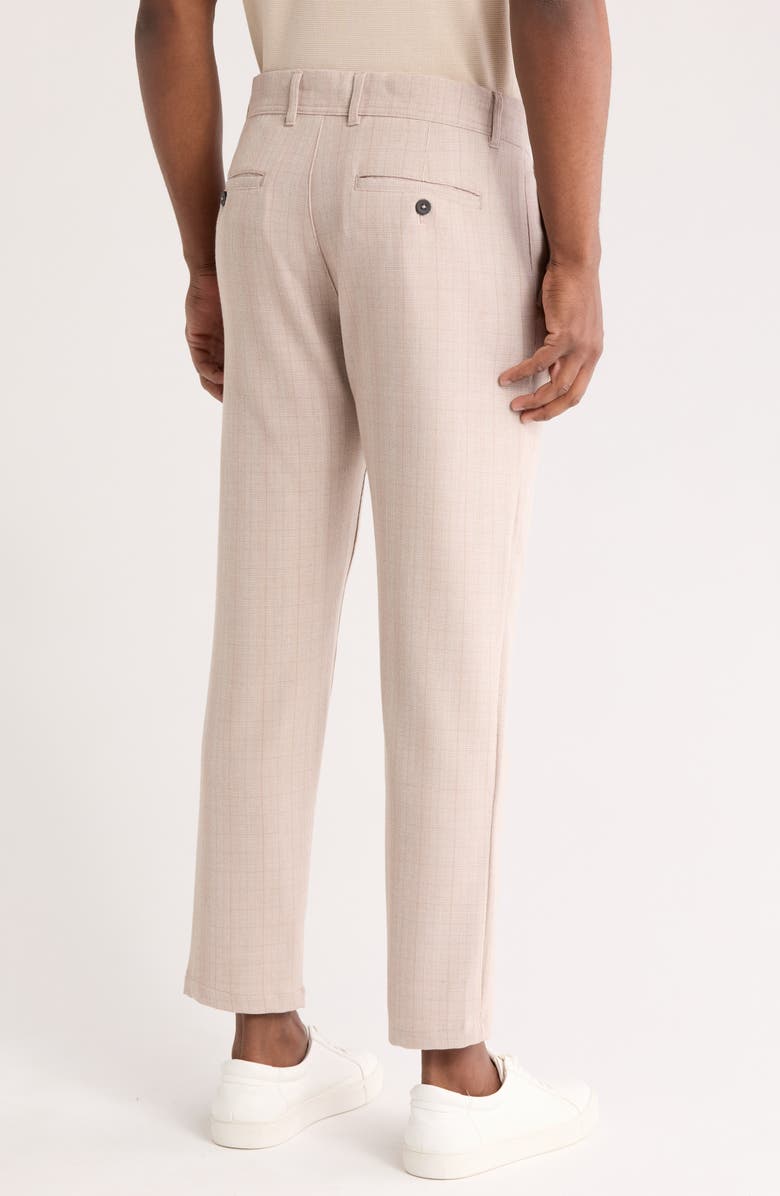 DENIM AND FLOWER City Pants, Alternate, color, Sand Gingham