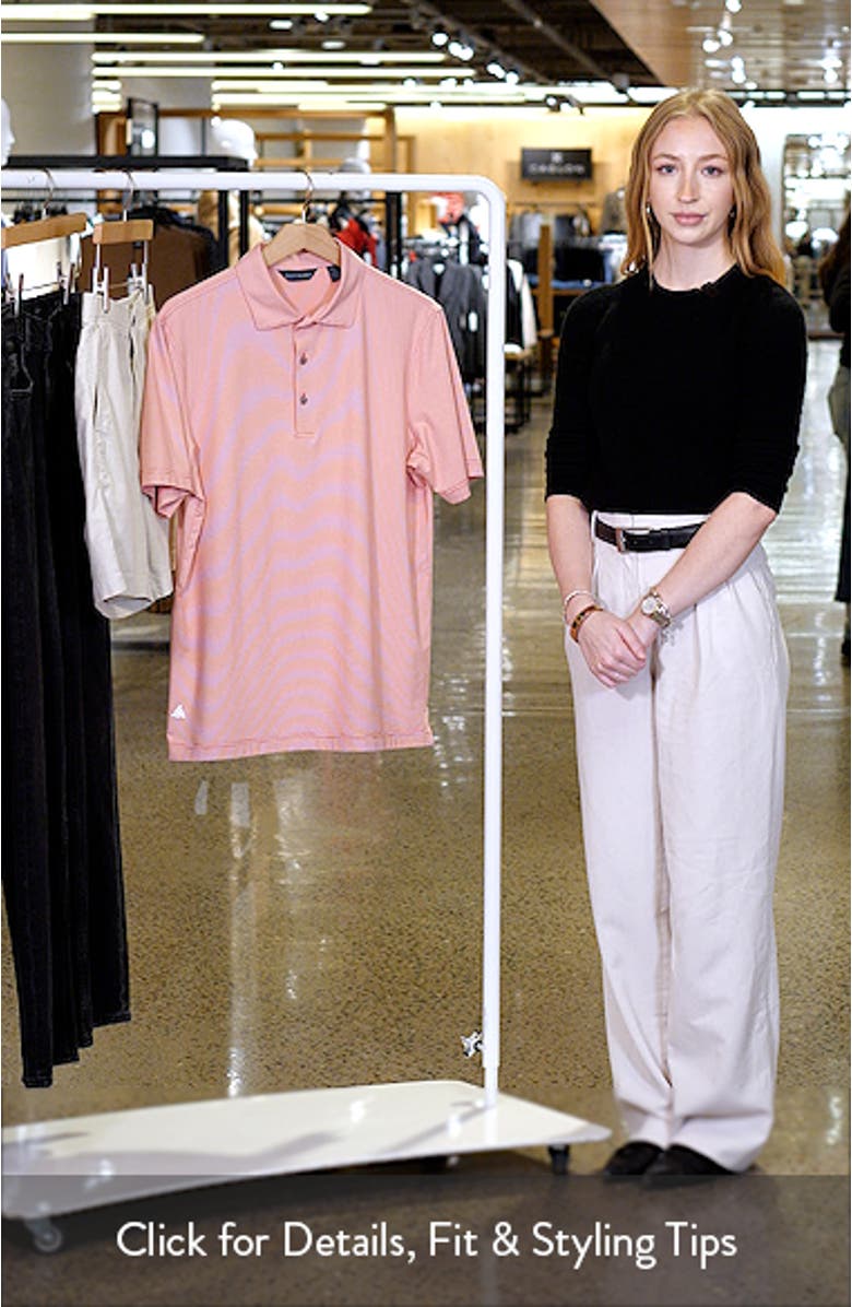 Micro Stripe Performance Polo, sales video thumbnail