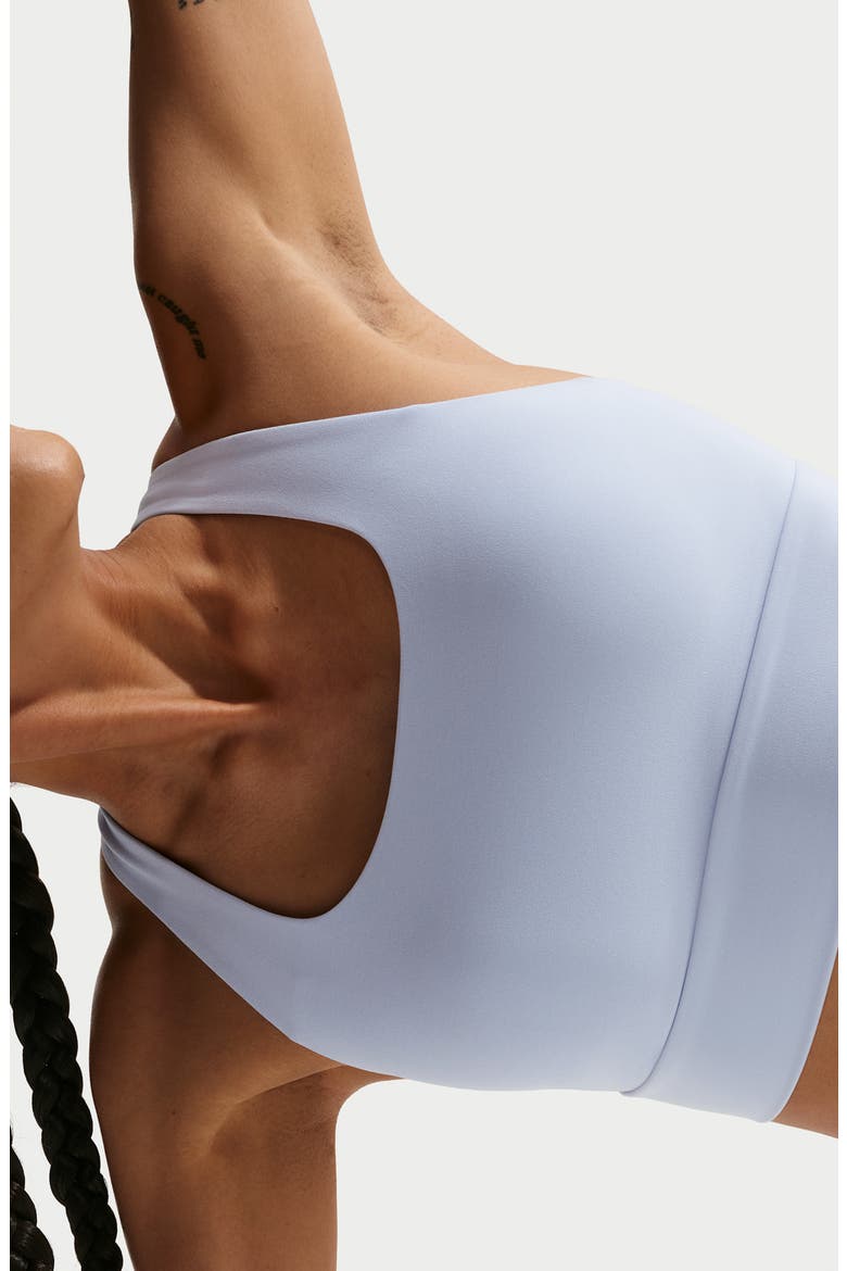 Zenvy Light-Support Sports Bra, Alternate, color, HYDROGEN BLUE/ COOL GREY