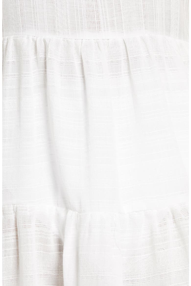 Michelle Tiered Cover-Up, Alternate, color, WHITE