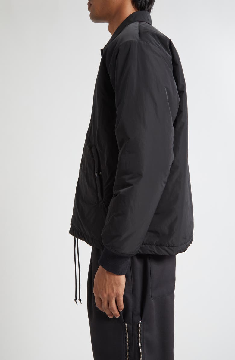 Undercover For All Rebels Satin Jacket, Alternate, color, Black