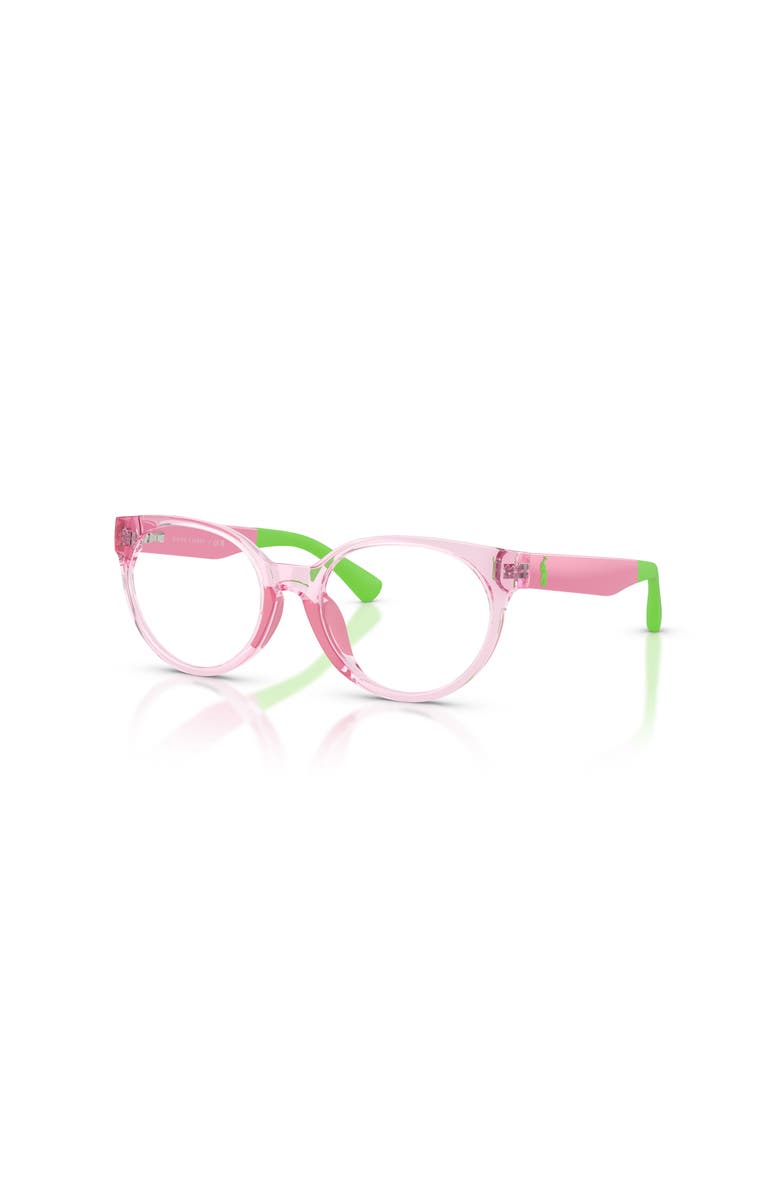 Polo Ralph Lauren 49mm Phantos optical glasses, Main, color, Pink/ Green