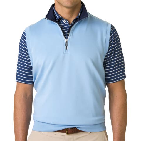 Caves Mens Golf Quarter-Zip Vest