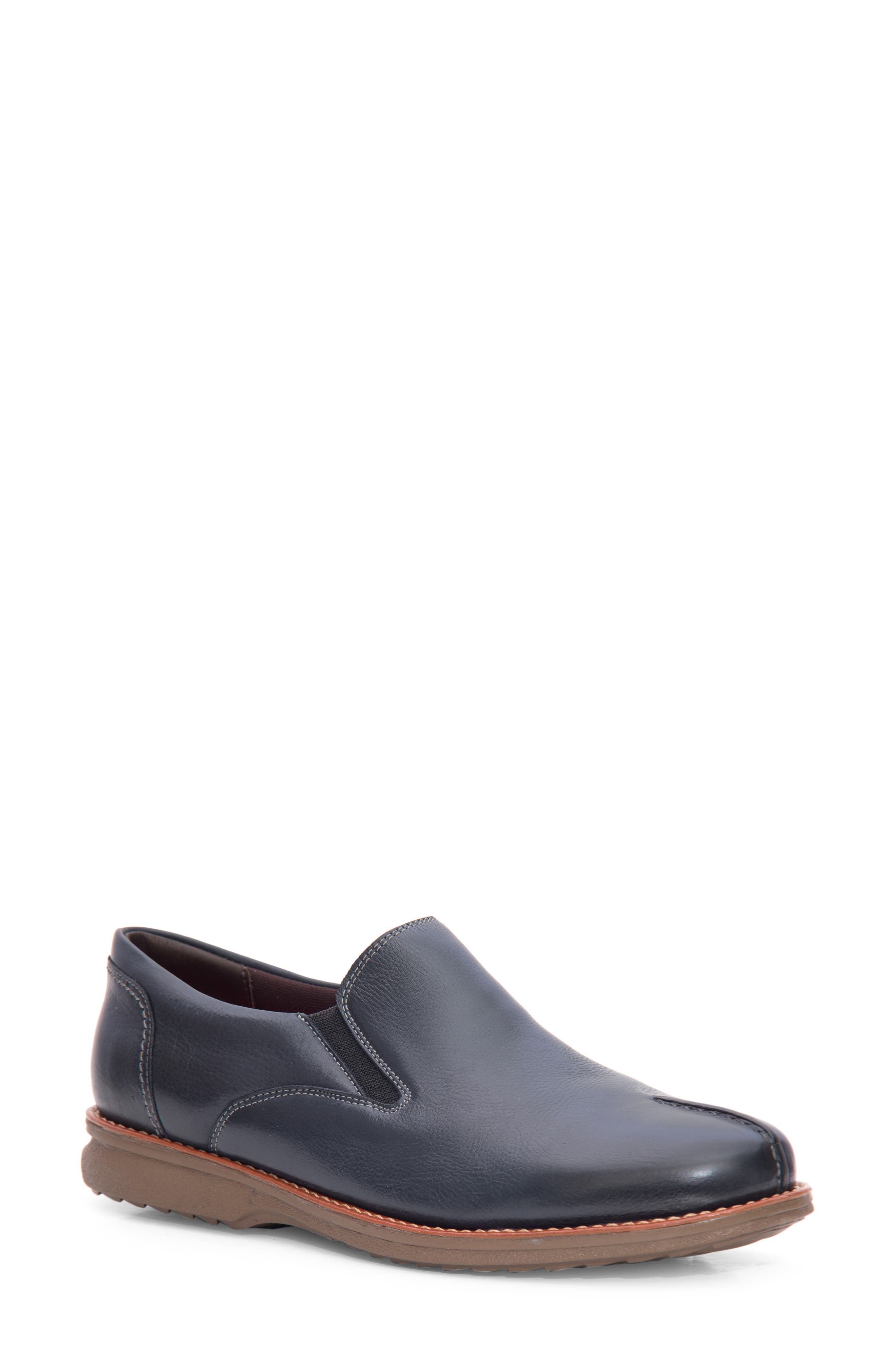Center Seam Slip-On Shoe, Main, color, NAVY
