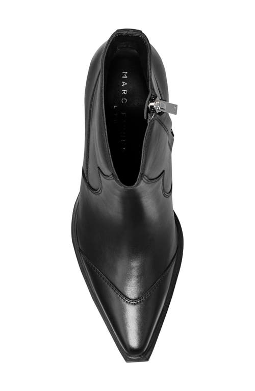 Marc Fisher Ltd Giulie Pointed Cap Toe Bootie In Black