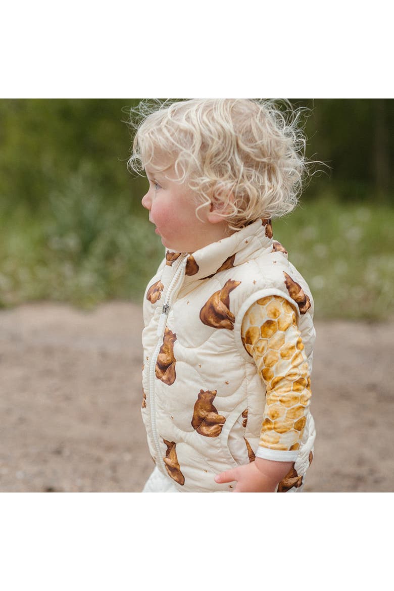 Down Vest, Alternate, color, Honey Bear