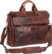Mancini Leather Briefcase