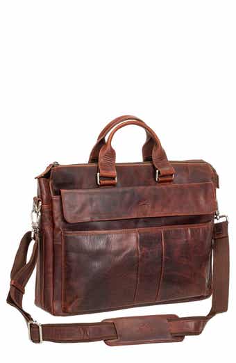 Mancini Leather Briefcase