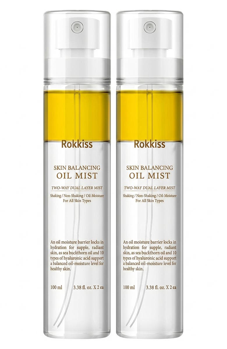 ROKKISS Skin Balancing Oil Mist Duo, Main, color, 