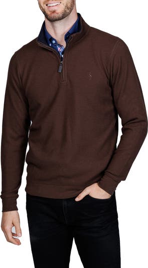 Quarter Zip Cozy Knit Pullover