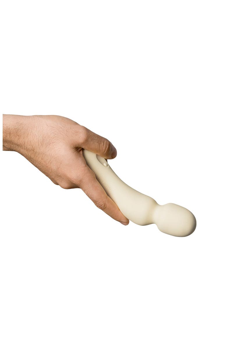 Min Mini Wand Vibrator, Alternate, color, BUTTER