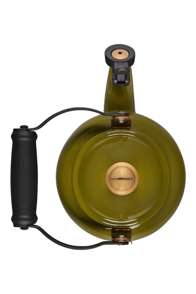 Demi Tea Kettle, Alternate, color, OLIVE