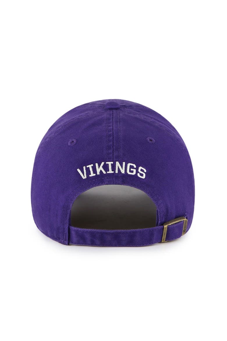 Women's '47 Purple Minnesota Vikings Finley Clean Up Adjustable Hat, Alternate, color, Purple