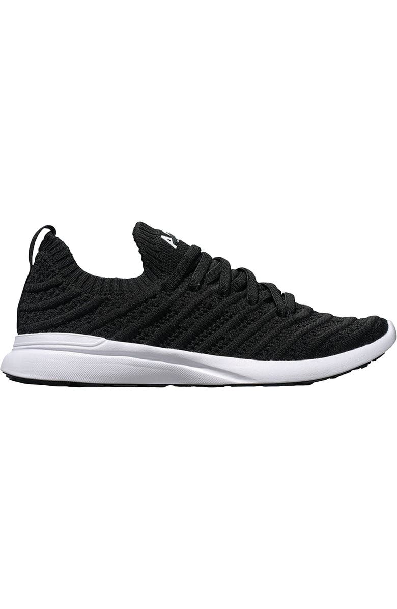 APL Youth's TechLoom Wave Sneakers, Main, color, Black / White