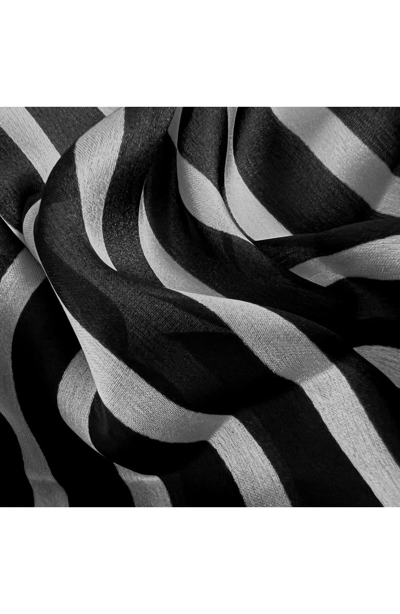 Youzey The Mia Scarf, Alternate, color, Black/White