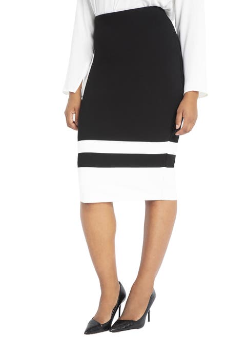 Colorblock Column Skirt (Plus Available)