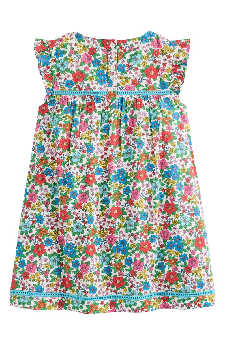 Mini Boden Kids' Celia Floral Cotton Sundress, Alternate, color, 
