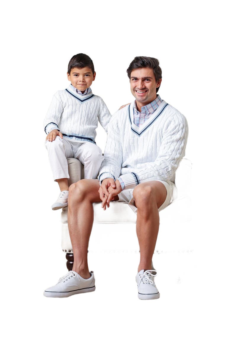 Hope & Henry Men's Organic V-Neck Cricket Sweater, Alternate, color,