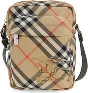 Burberry Classic Check North/South Crossbody Bag