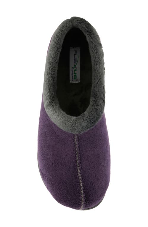 Flexus By Spring Step Amalie Faux Fur Slipper In Purple