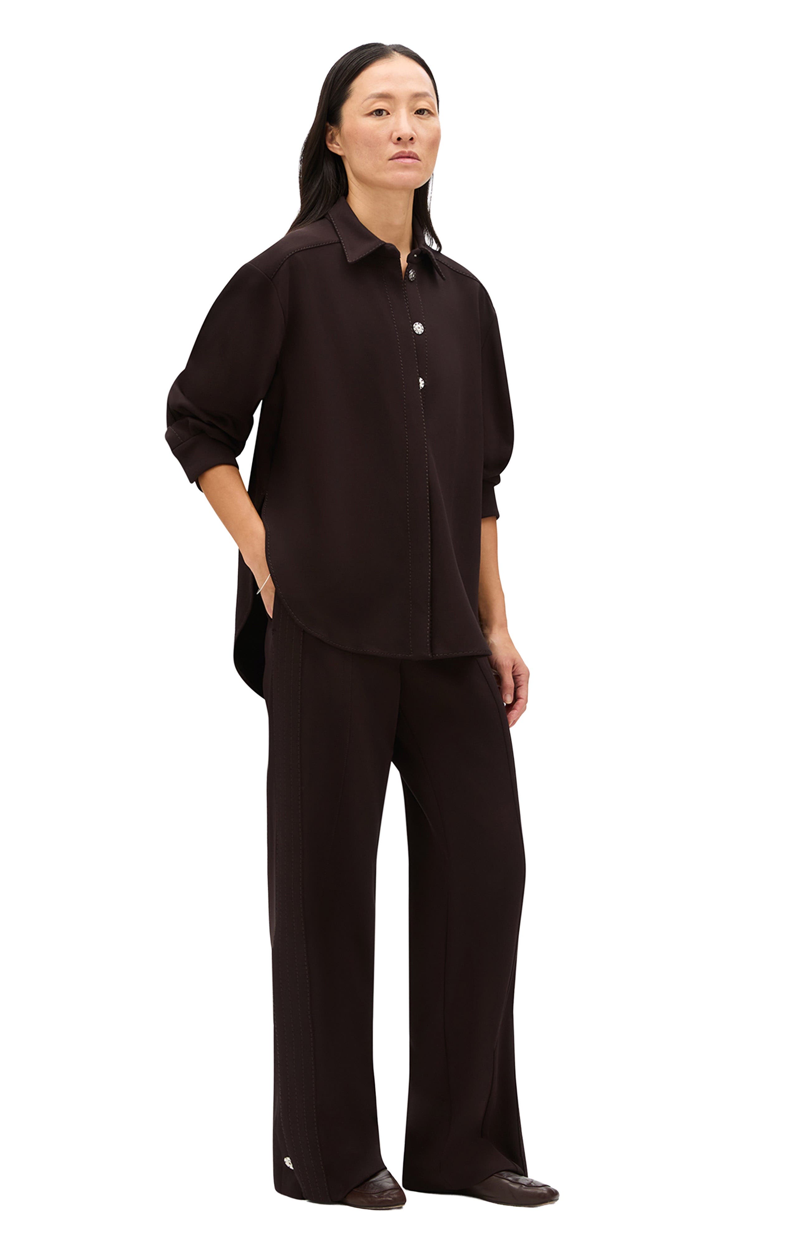 Fluid Jersey Blouse - image 2