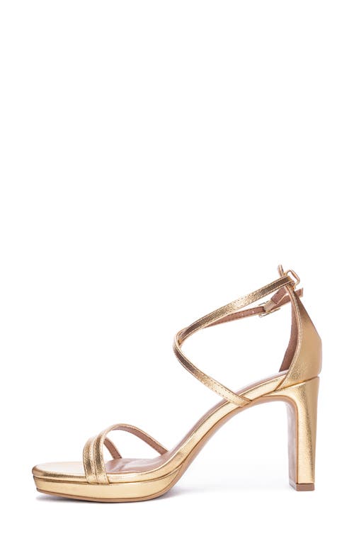 Chinese Laundry Taryn Sandal In Gold