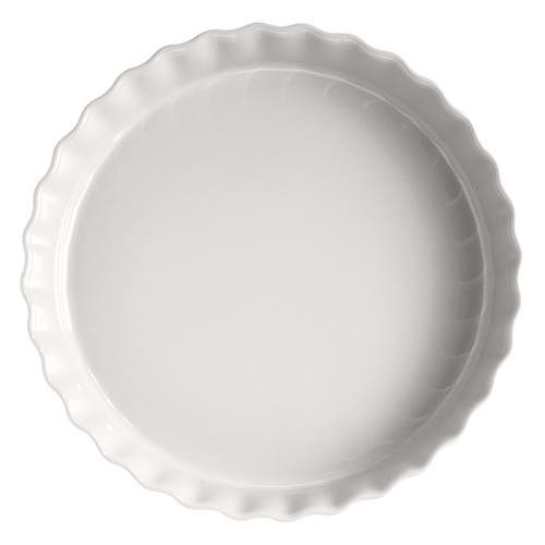 Emile Henry 12.6" X 2.2" Extra Large Deep Tart Dish In Flour