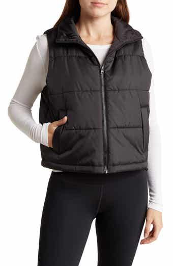 【in a row】Nylon Crop Hood Vest Levi's® Cinch Waist Hooded Vest | Nordstromrack
