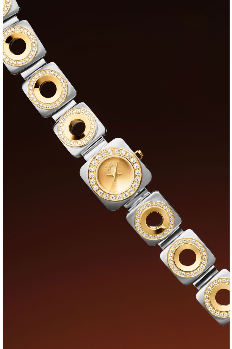 Chasm Bracelet Watch, 18mm, Alternate, color, STAINLESS STEEL/ GOLD