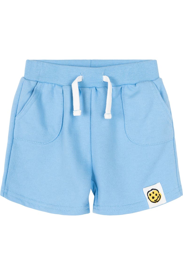 T-Shirt and French Terry Shorts Set, Alternate, color, Cookie Monster Stripe