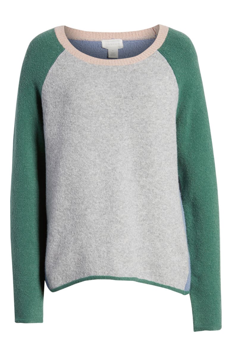 Caslon<sup>®</sup> Colorblock Sweater, Alternate, color, 