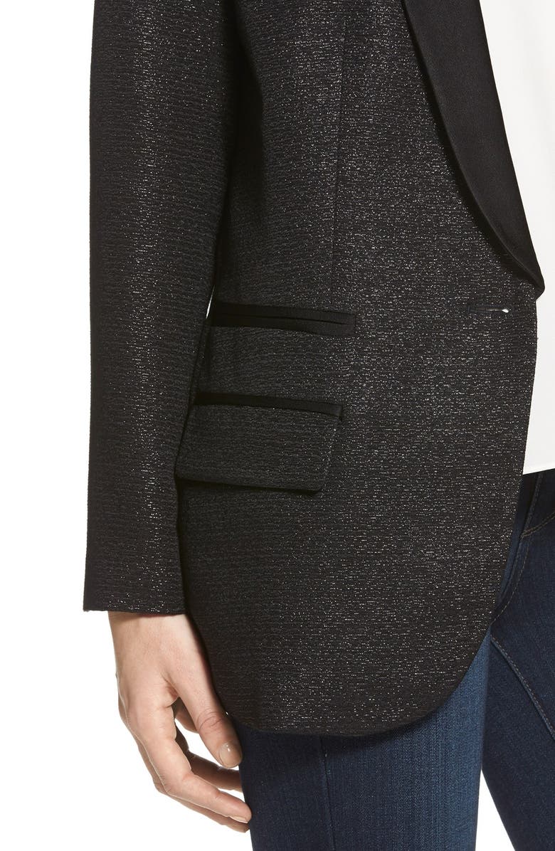 Trouvé Metallic Blazer, Alternate, color, 