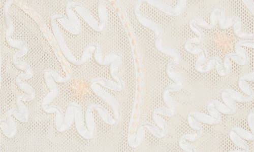 Farm Rio Embroidered Lace Sweater In White