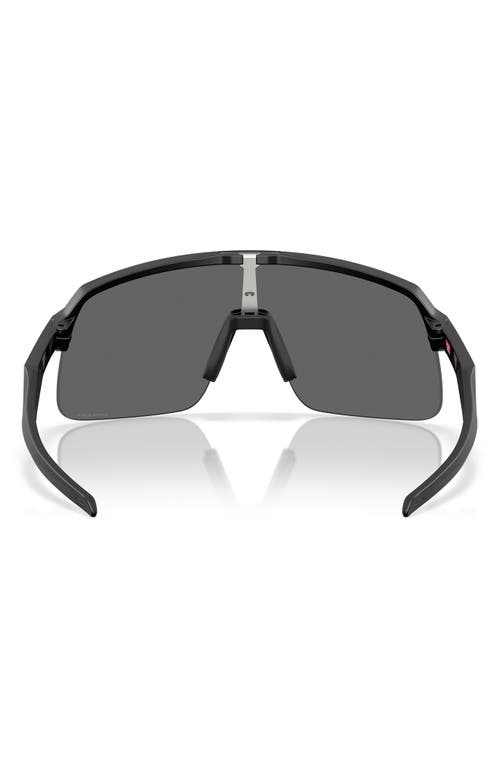 Oakley Prizm™ Everyday 34mm Rectangular Sunglasses In Matte Black Prizm Black