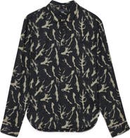 John Varvatos Ross Abstract Button-Up Shirt