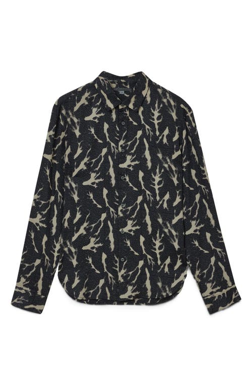 John Varvatos Ross Abstract Button-up Shirt