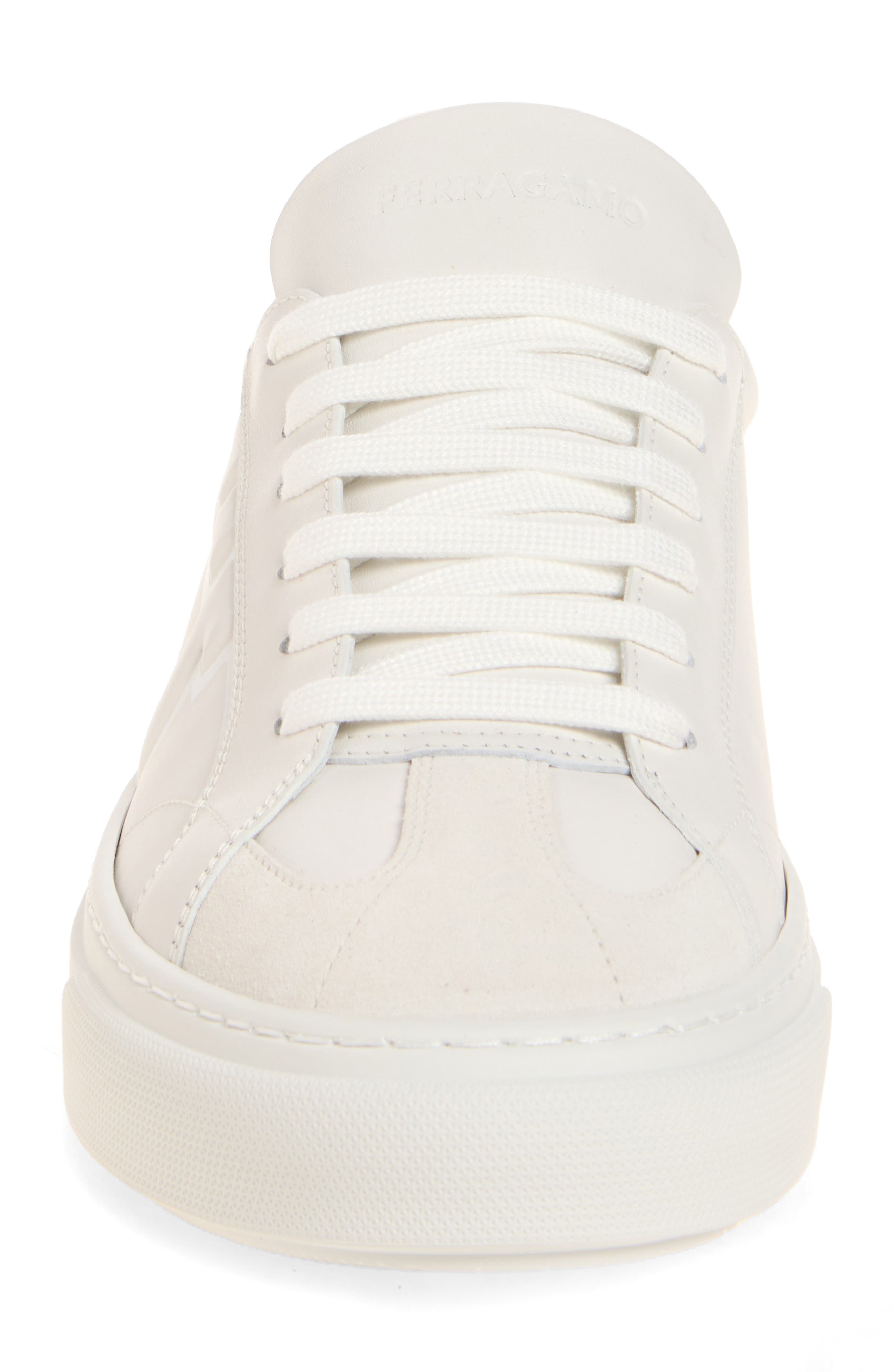 Thor Gancio Embossed Low Top Sneaker, Alternate, color, BIANCO 511 BIANCO OTTICO
