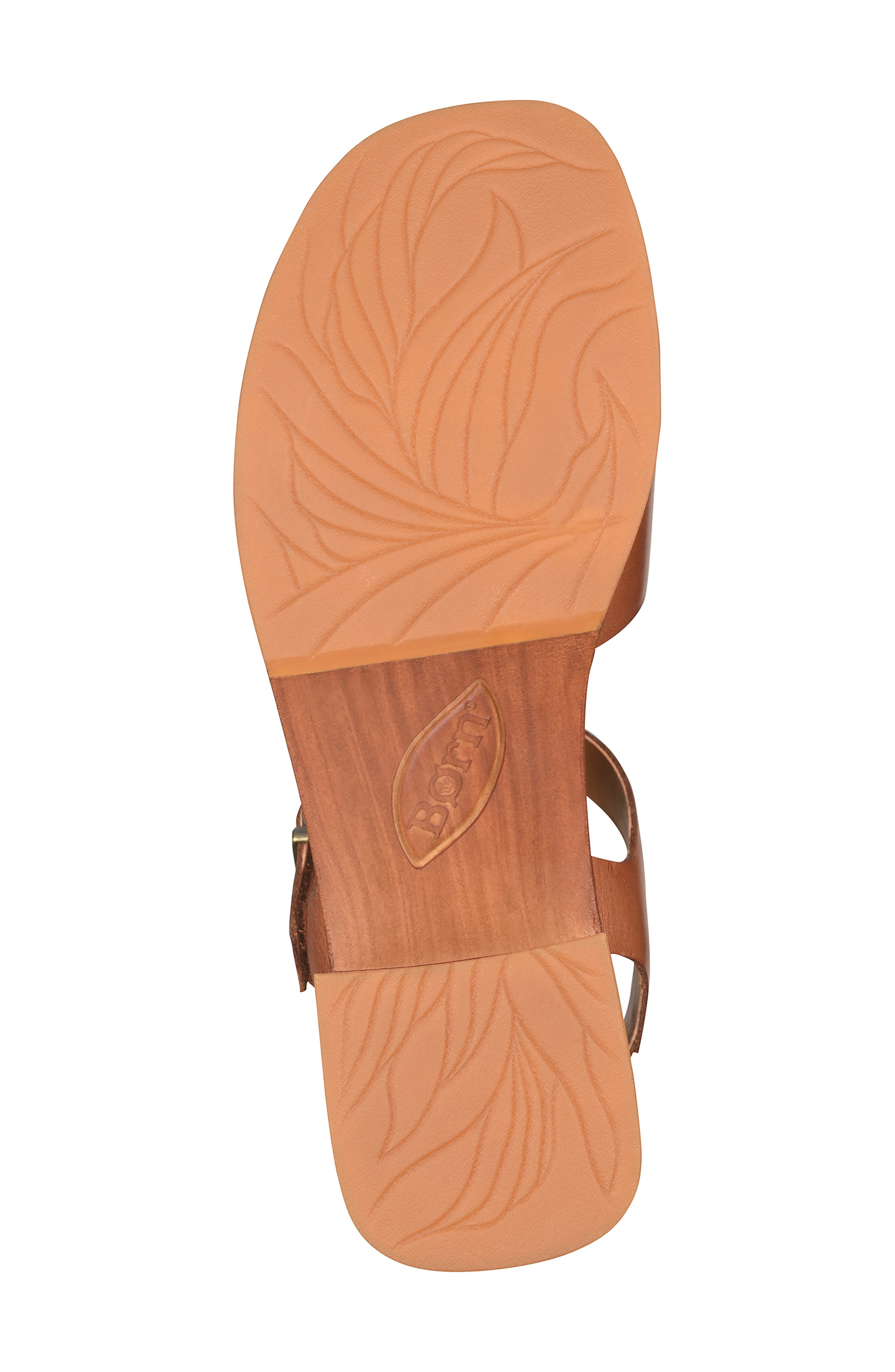 Bella Platform Sandal, Alternate, color, DARK TAN LEATHER