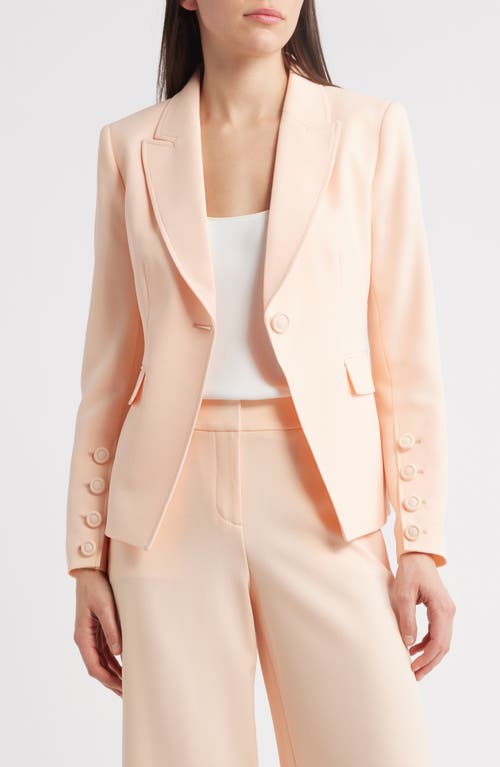 TAHARI ASL TAHARI ASL ONE-BUTTON BLAZER 