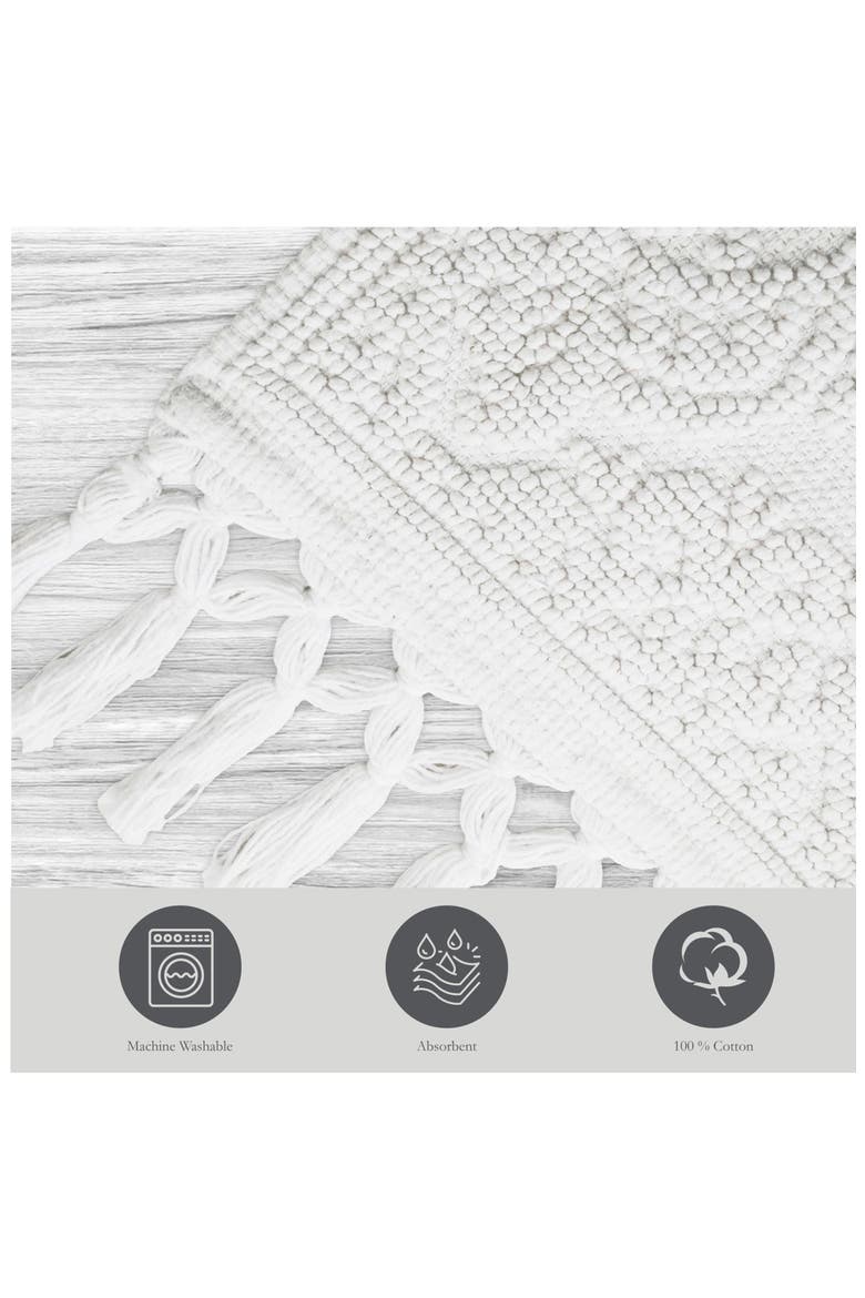 Ricardo 2-Piece Bath Mat Set, Alternate, color, WHITE
