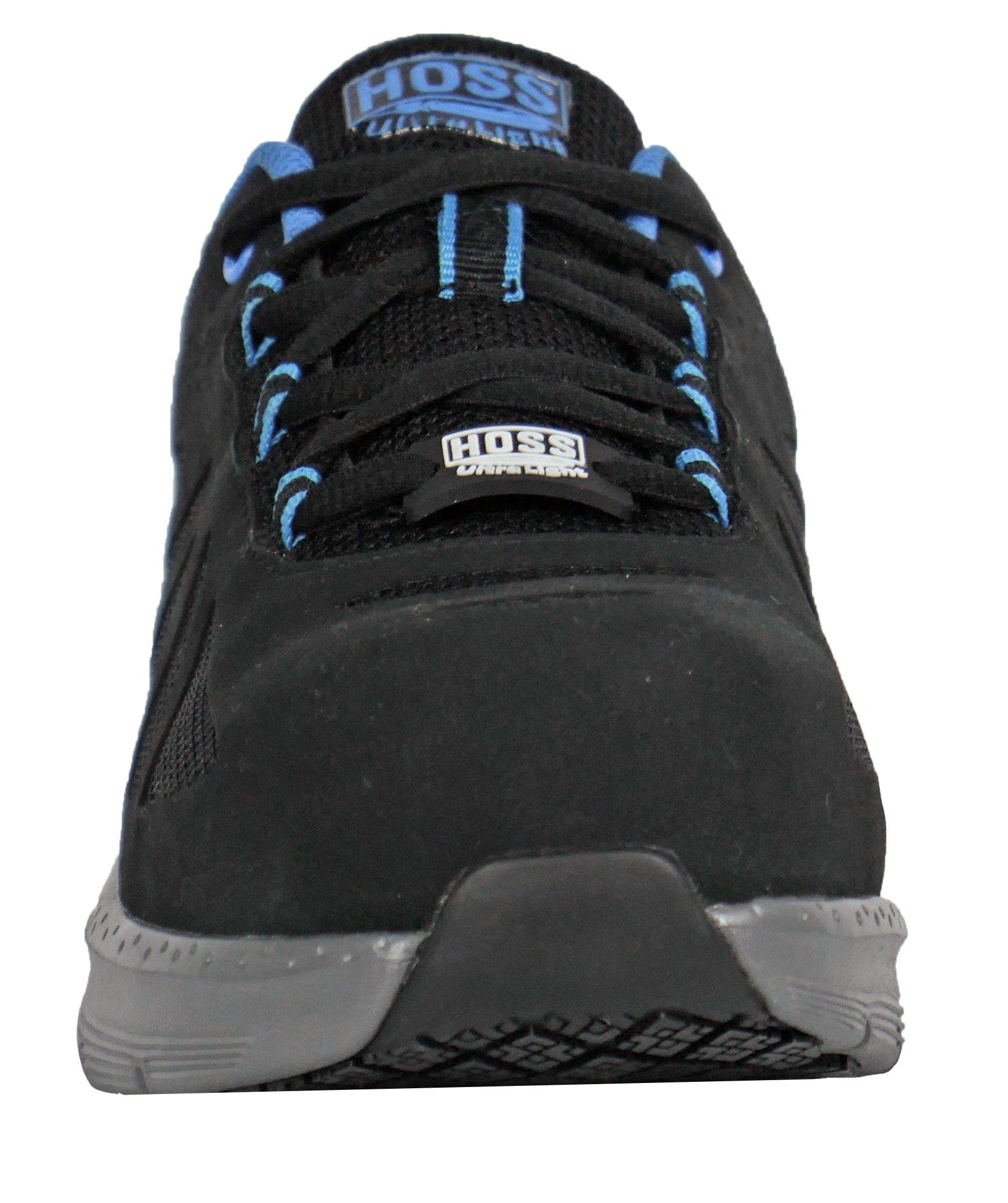 Hoss Boot Company HOSS Skyline Mens Composite Toe Athletic Work Shoe, Alternate, color, Black/Blue