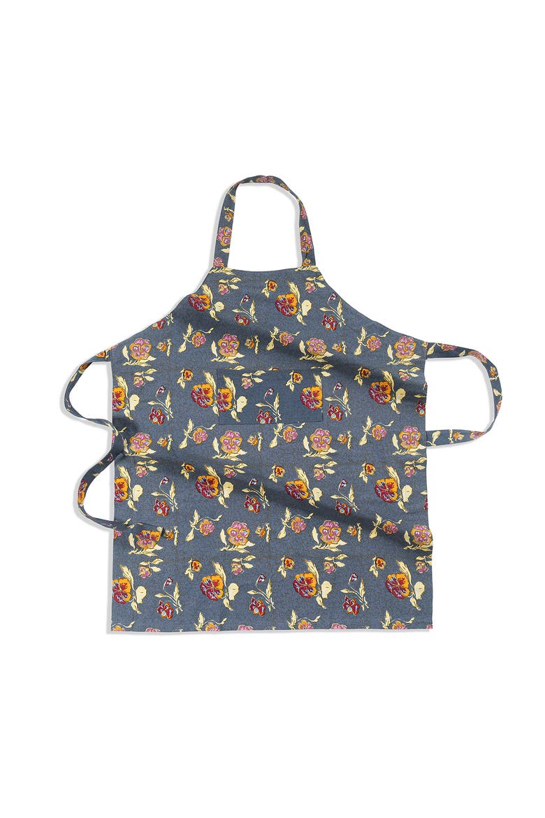 Pansy Apron, Main, color, Red/Grey  32" x 36"