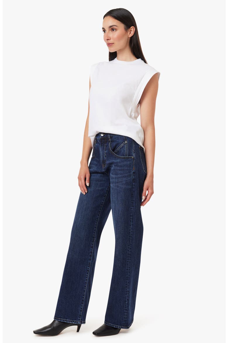 Blaine High Waist Straight Leg Jeans, Alternate, color, BAYOU