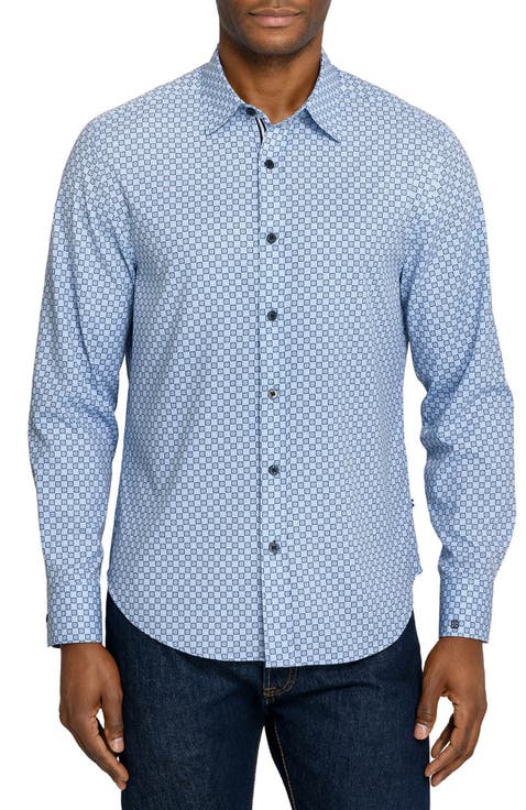 Courtyard Mosiac Long Sleeve Performance Shirt