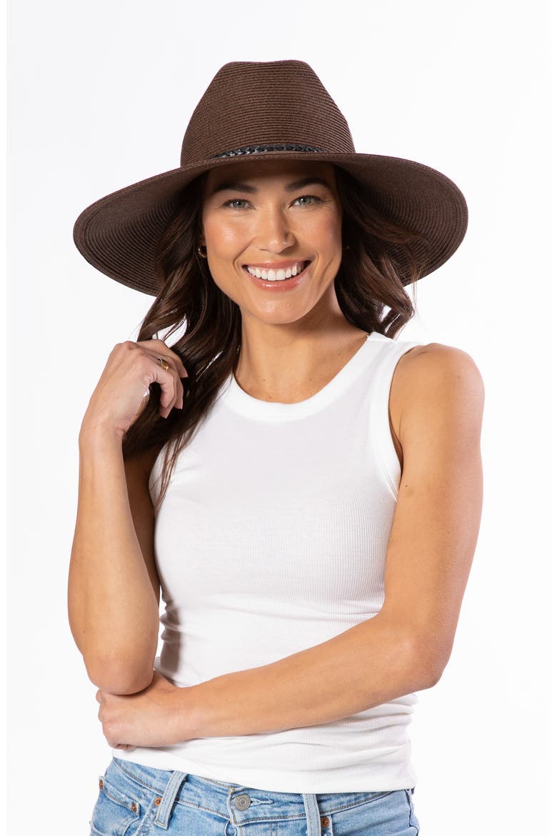 Twist Rancher Hat, Alternate, color, CHOCOLATE
