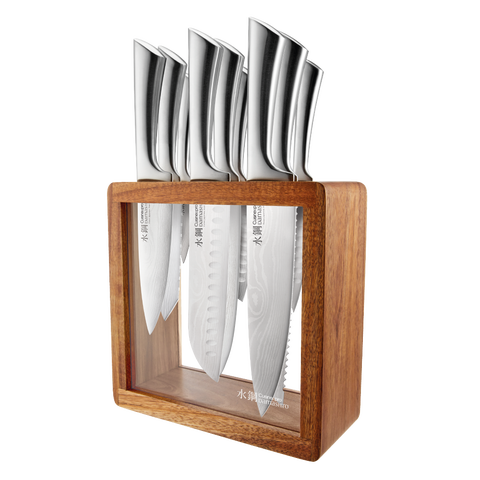 Damashiro® 10-Piece Hiryu Knife Block